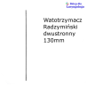 Watotrzymacz typu Radzymiński dwustronny o długości 130 mm 08-416 Metech