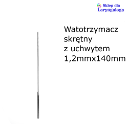 Watotrzymacz skrętny z uchwytem ø 1,2 mm o długości 140 mm 08-402 Metech