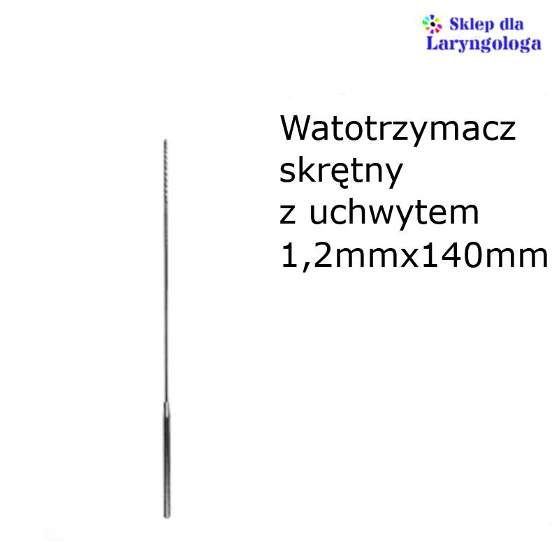 Watotrzymacz skrętny z uchwytem ø 1,2 mm o długości 140 mm 08-402 Metech