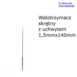 Watotrzymacz skrętny z uchwytem ø 1,5 mm o długości 140 mm 08-405 Metech