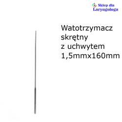 Watotrzymacz skrętny z uchwytem ø 1,5 mm o długości 160 mm 08-406 Metech