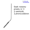 Ssak nosowy prosty nr3 2-wentylki 08-183 Metech