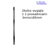 Dłutko wyg. z 2 prowad. szer.3 mm 08-245 Metech