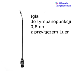 Igła o średnicy 0,8 mm do tympanopunkcji z przyłączem typu Luer 08-438 Metech