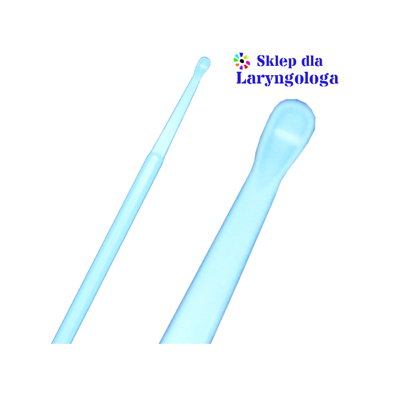Haczyk / Łyżeczka laryngologiczna niebieska 20szt