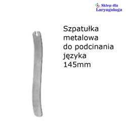 Szpatułka metalowa o długości 145 mm do podcinania języka 08-395 METECH