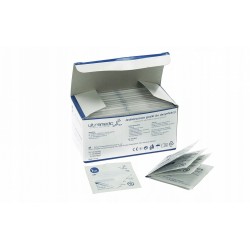 JEDNORAZOWE GAZIKI DO DEZYNFEKCJI, ALKOHOL 70%, 65X30MM, OPAK.100SZT