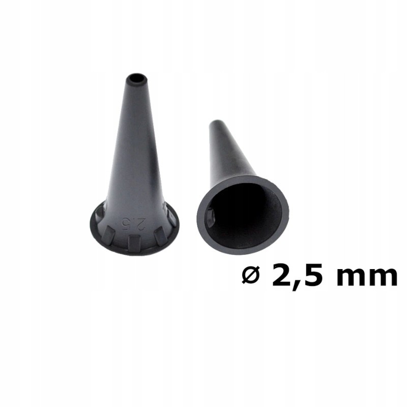 Jednorazowe wzierniki uszne do otoskopu 2,5mm Comed 50szt Jednorazowe wzierniki uszne do otoskopu 2,5mm Comed 50szt