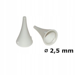Jednorazowe wzierniki uszne do otoskopu - model R - 2,5mm Comed 50szt