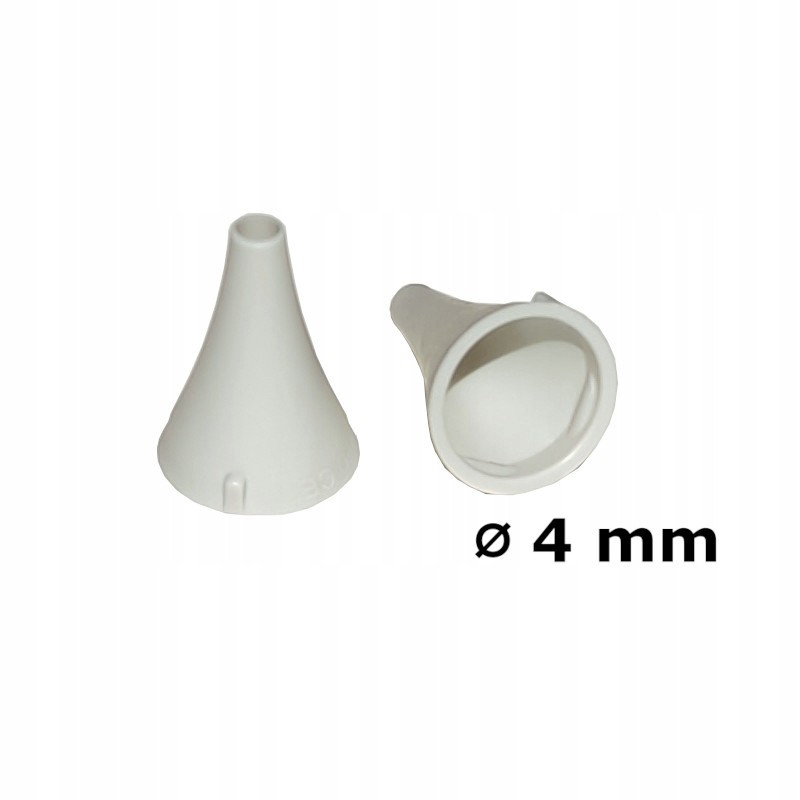 Jednorazowe wzierniki uszne do otoskopu - model R - 4mm Comed 50szt Jednorazowe wzierniki uszne do otoskopu - model R - 4mm Comed 50szt