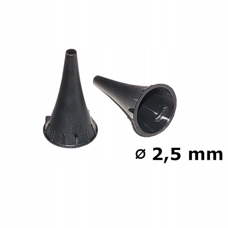Jednorazowe wzierniki uszne do otoskopu - model W - 2,5mm Comed 50szt Jednorazowe wzierniki uszne do otoskopu - model W - 2,5mm Comed 50szt