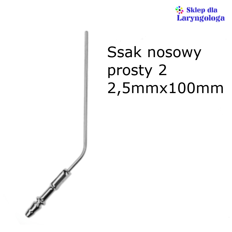 Ssak nosowy prosty 2 z wentylkiem 08-142 Metech