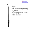 Igła o średnicy 0,8 mm do tympanopunkcji z przyłączem typu Luer i do ssaka 08-448 Metech