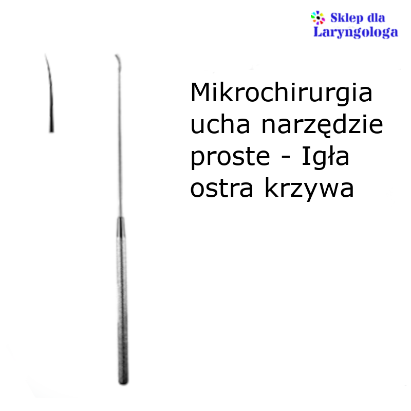 Igła ostra krzywa 08-571 Metech