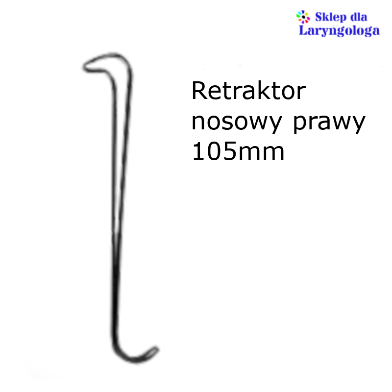 Retraktor nosowy o długości 105 mm, prawy 08-290 METECH