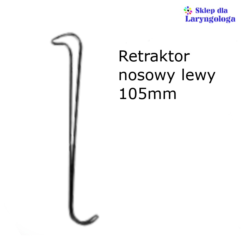 Retraktor nosowy o długości 105 mm, lewy 08-291 METECH