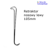 Retraktor nosowy o długości 105 mm, lewy 08-291 METECH