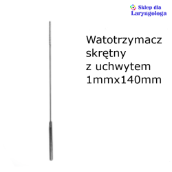 Watotrzymacz skrętny z uchwytem ø 1,0 mm o długości 140 mm 08-401 Metech