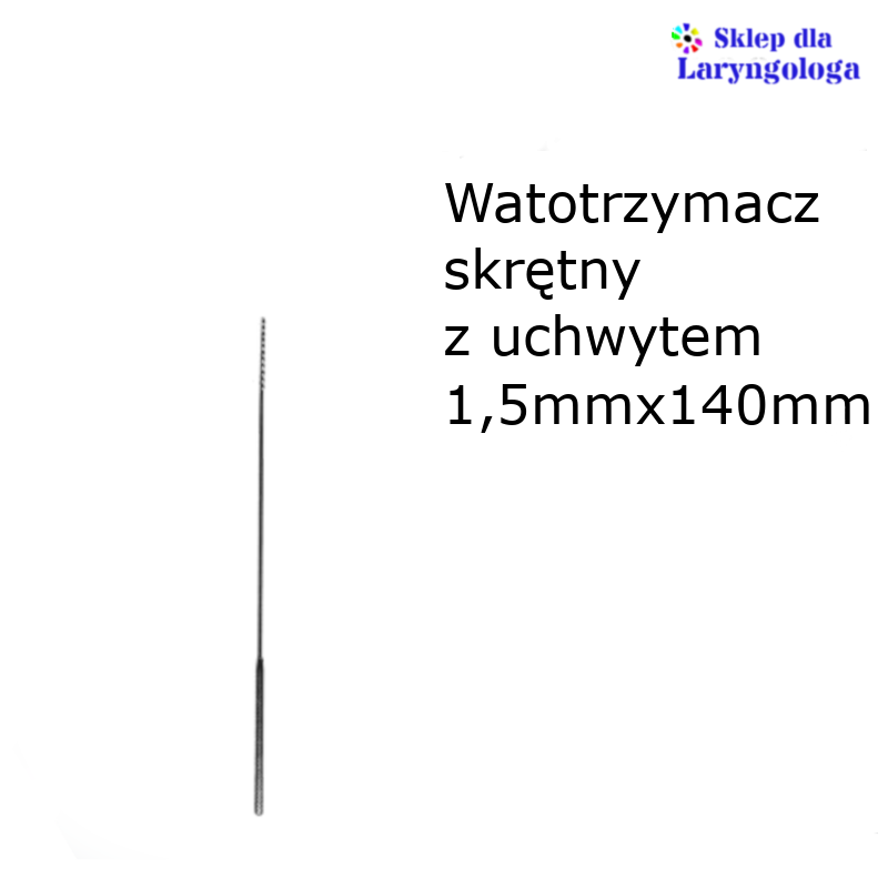 Watotrzymacz skrętny z uchwytem ø 1,5 mm o długości 140 mm 08-405 Metech