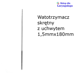 Watotrzymacz skrętny z uchwytem ø 1,5 mm o długości 180 mm 08-407 Metech