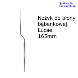 Nożyk do błony bębenkowej typu Lucae o długości 165 mm 08-435 METECH